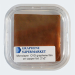 Single Layer Graphene on Copper foil: 2"x2"